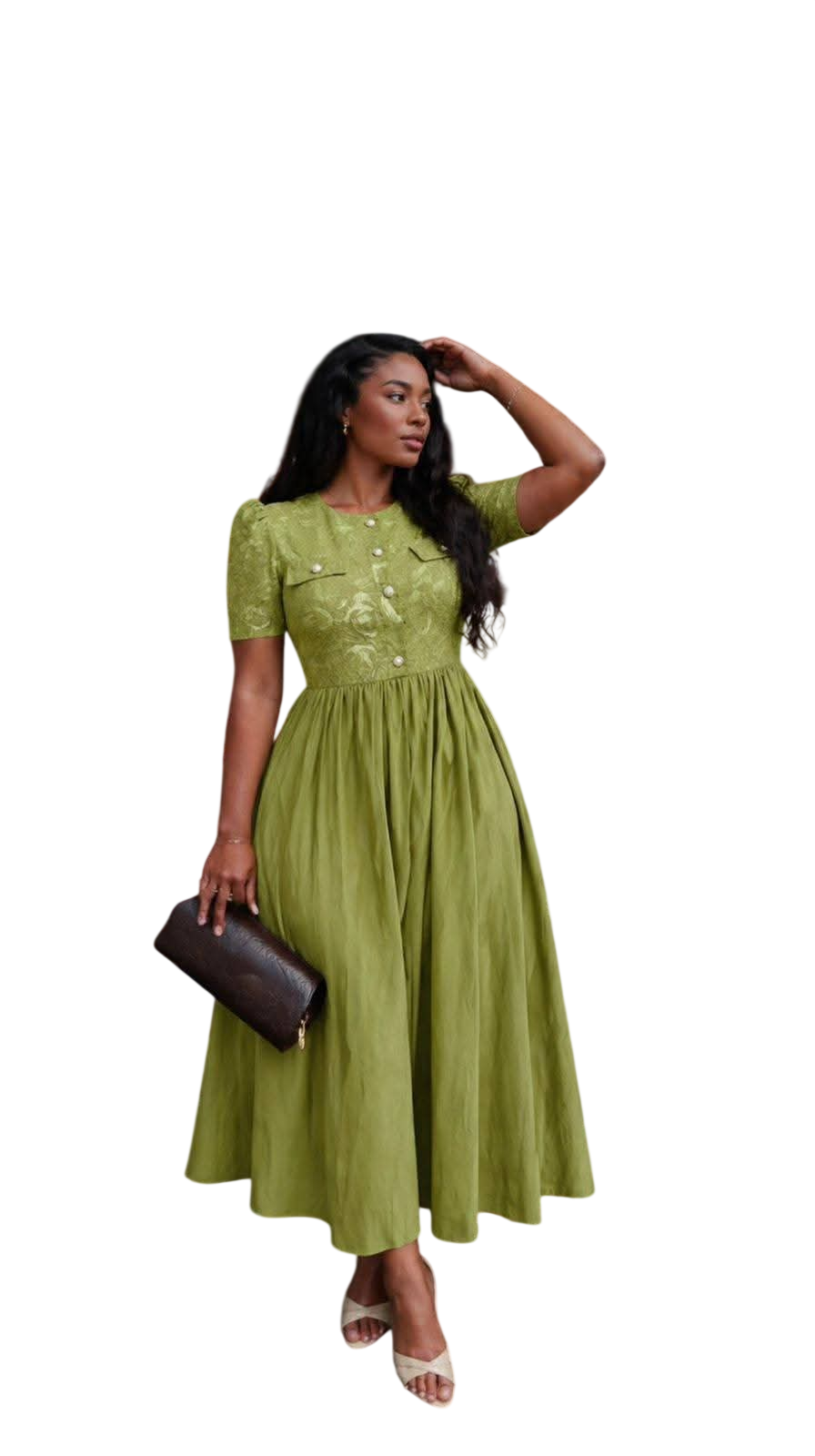 Ladies Short Sleeve Casual Dress – Soft Fabric, Everyday Wear