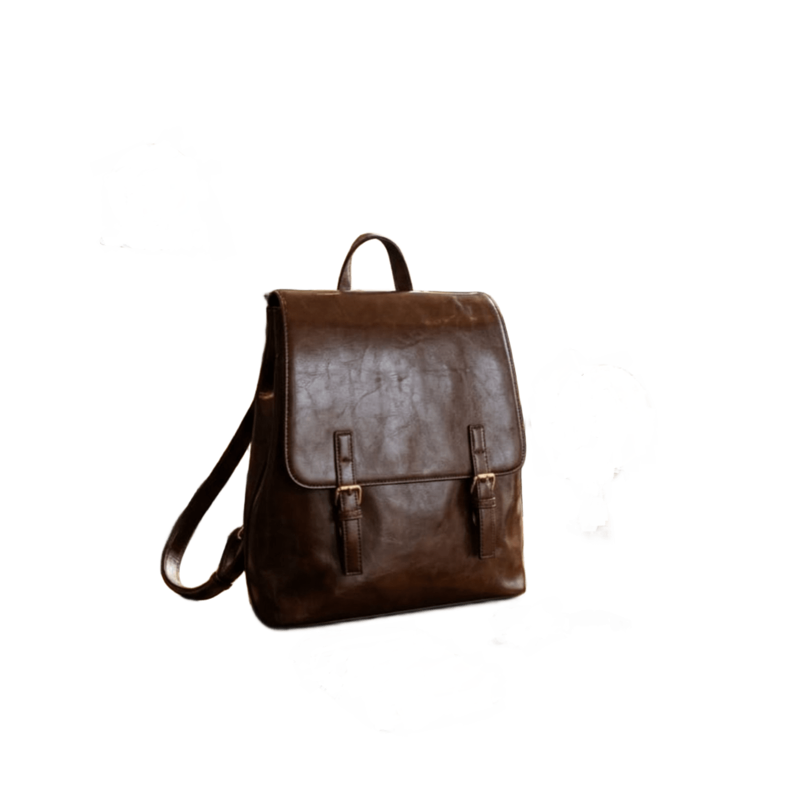 Leather bag pack