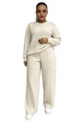 Premium wool two-piece set