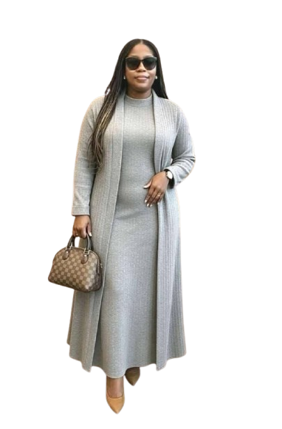 2Pc - Full Dress & Coat
