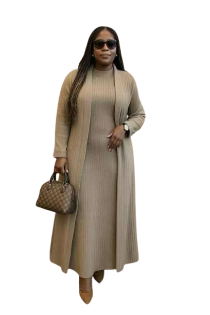2Pc - Full Dress & Coat