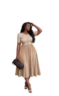 Ladies Short Sleeve Casual Dress – Soft Fabric, Everyday Wear